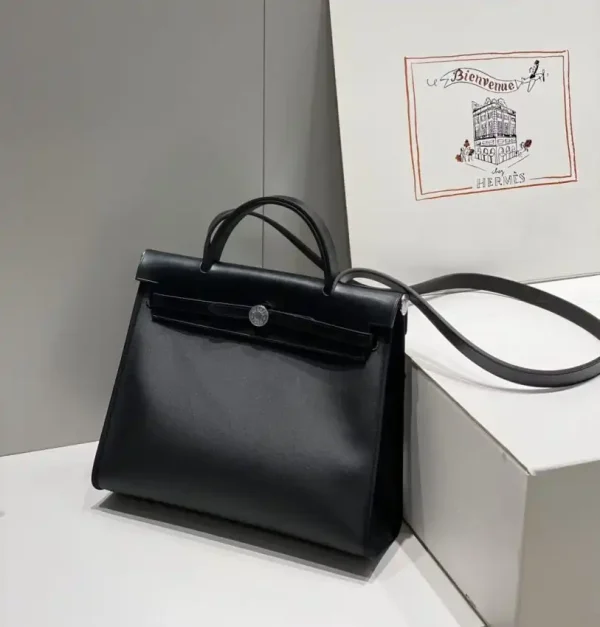 Hermes Herbag 31cm Black - Image 5