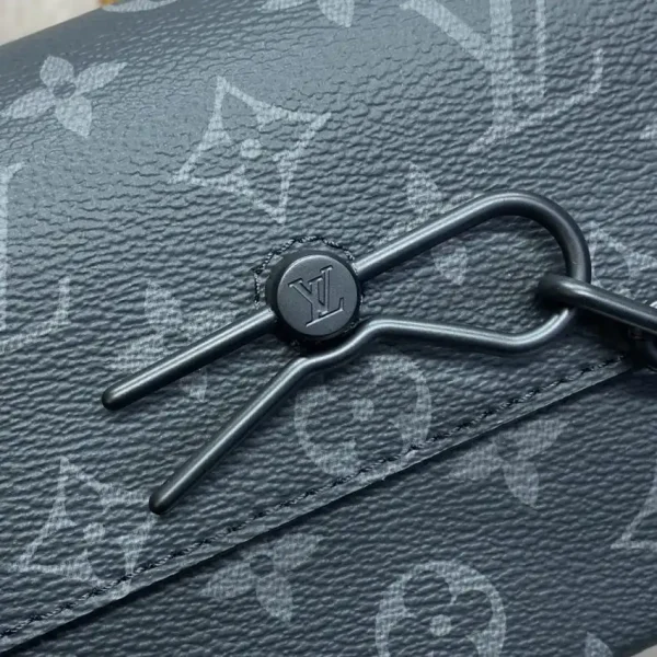 Louis Vuitton Steamer Wearable Wallet Black Canvas - Image 5