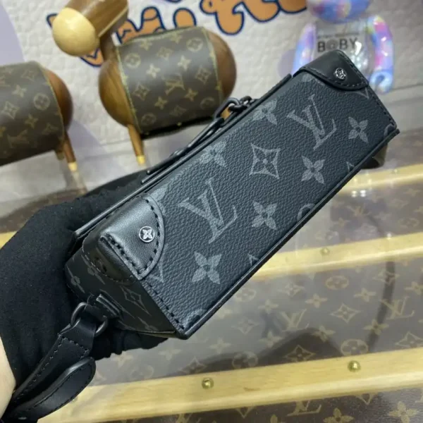 Louis Vuitton Steamer Wearable Wallet Black Canvas - Image 7