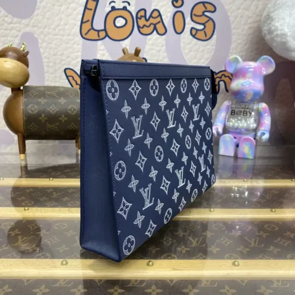 Louis Vuitton Pochette Voyage Dark Blue - Image 5