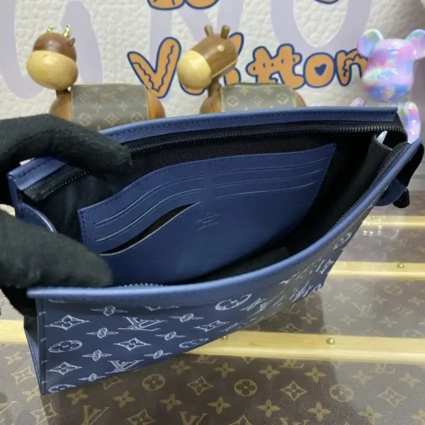 Louis Vuitton Pochette Voyage Dark Blue - Image 6