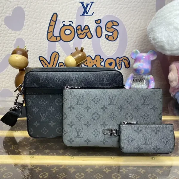 Louis Vuitton Trio Messenger Grey - Image 6