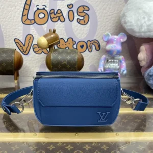 Louis Vuitton Pilot Wearable Wallet Blue