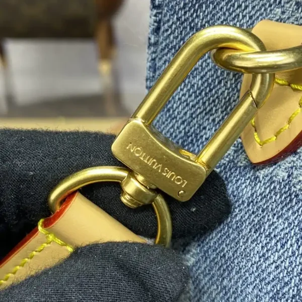 Louis Vuitton Nano Steamer Denim - Image 5