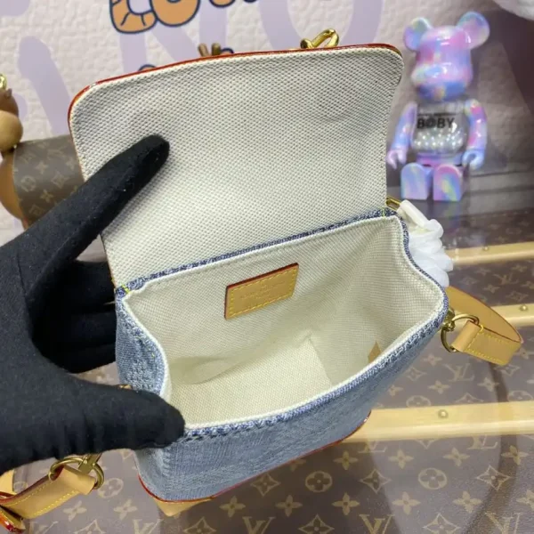 Louis Vuitton Nano Steamer Denim - Image 6
