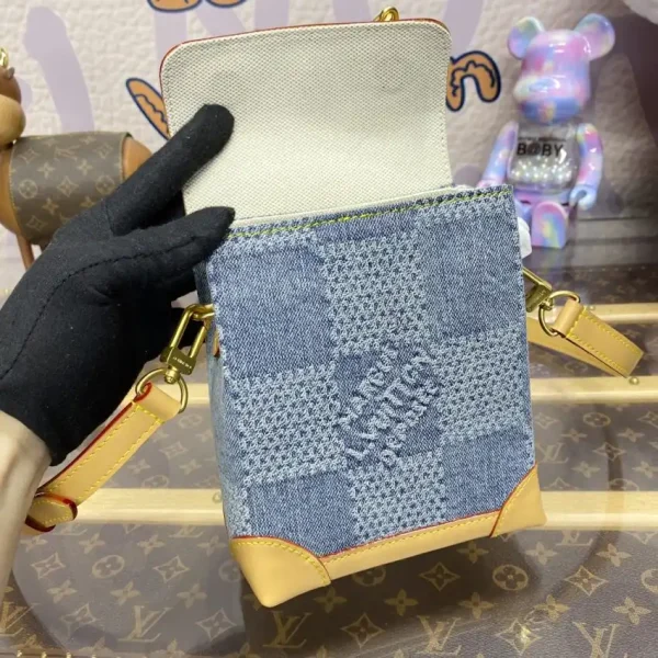 Louis Vuitton Nano Steamer Denim - Image 9