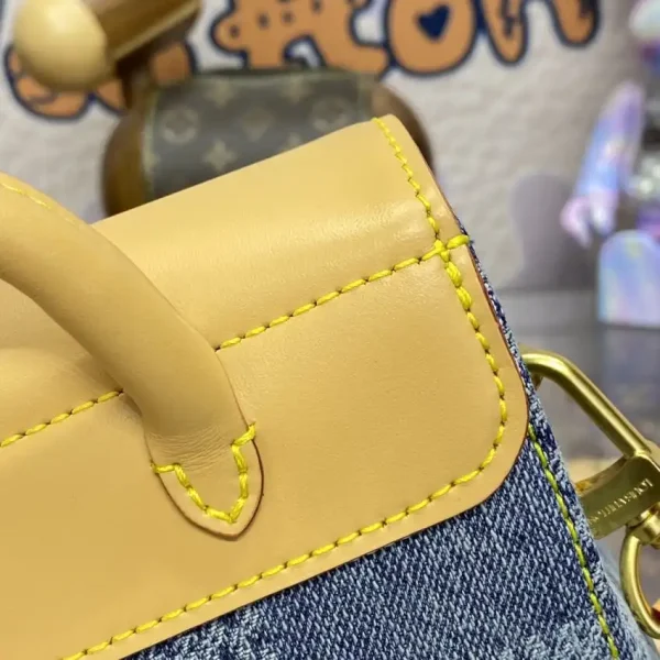 Louis Vuitton Nano Steamer Denim - Image 10