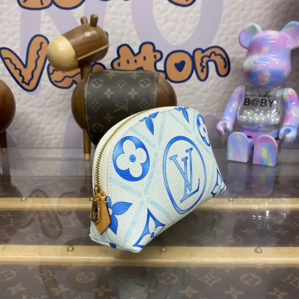 Louis Vuitton Pochette Cosmétique Blue - Image 6