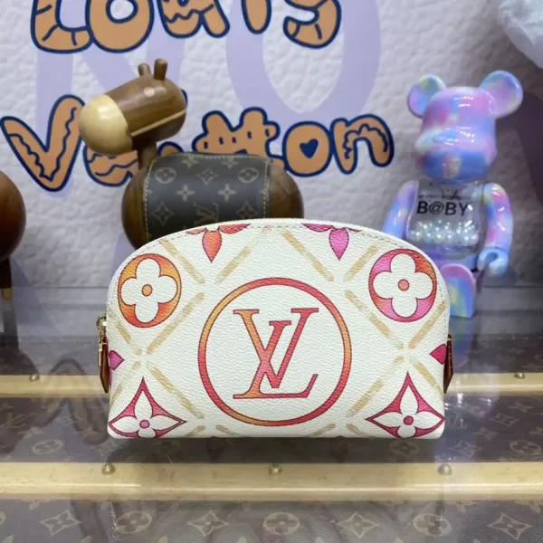 Louis Vuitton Pochette Cosmétique Orange - Image 7