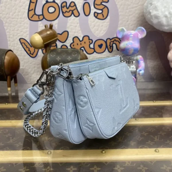 Louis Vuitton Multi Pochette Accessoires Light Blue - Image 8