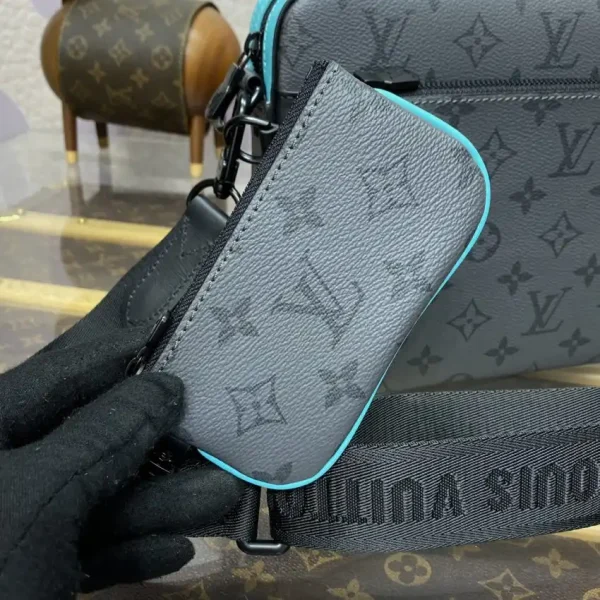 Louis Vuitton Trio Messenger Grey&Tiffany - Image 3