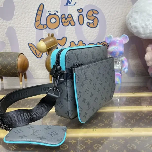 Louis Vuitton Trio Messenger Grey&Tiffany - Image 6