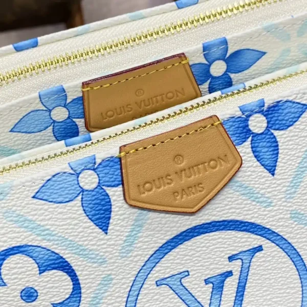 Louis Vuitton Multi Pochette Accessoires White Blue - Image 7
