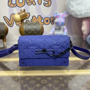 Louis Vuitton Steamer Wearable Wallet Blue