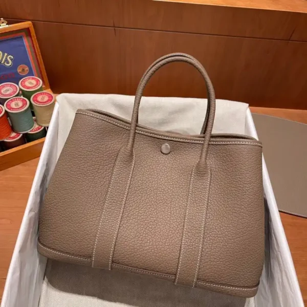 Hermes Garden Party 30cm Etoupe - Image 4