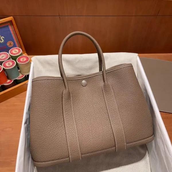 Hermes Garden Party 30cm Etoupe - Image 6