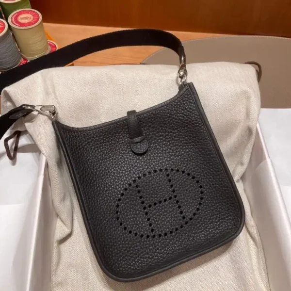 Hermes  Evelyne II TPM Black Strap
