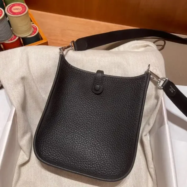 Hermes  Evelyne II TPM Black Strap - Image 6