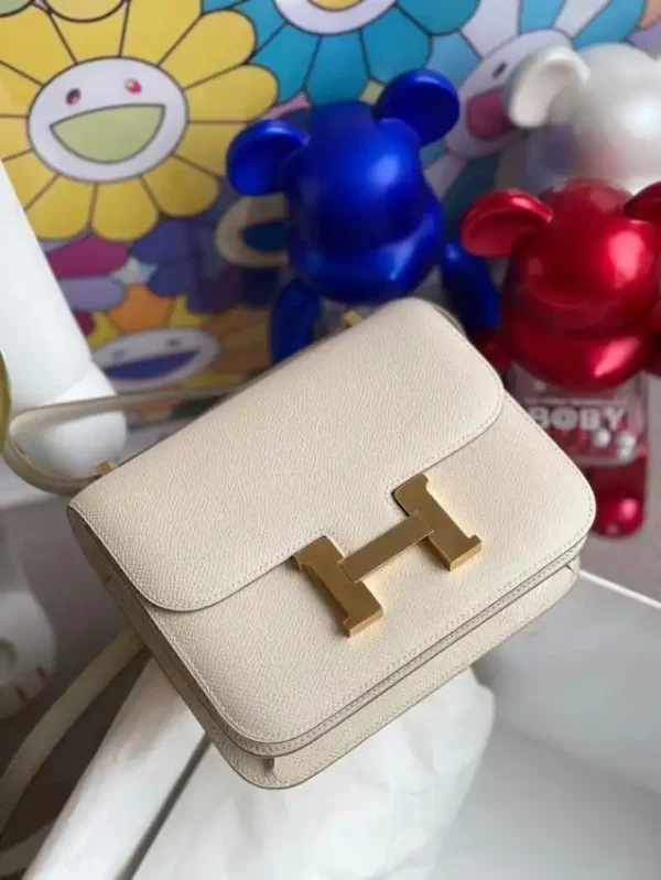 Hermes Constance 18cm White - Image 4