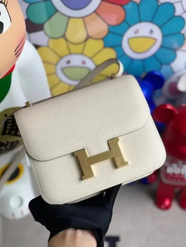 Hermes Constance 18cm White - Image 9