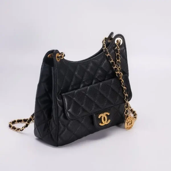 CHANEL Hobo Medium Black - Image 3