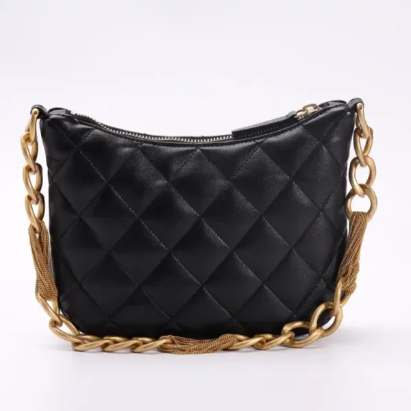 CHANEL Chain Hobo Black - Image 4