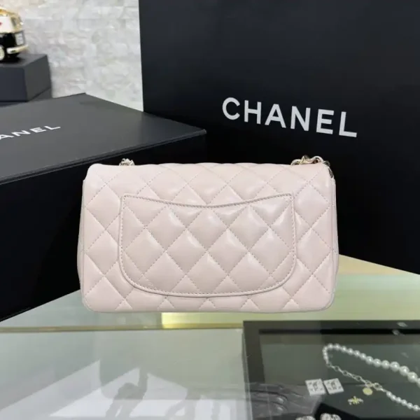 CHANEL Classic Flap 20cm Beige - Image 11