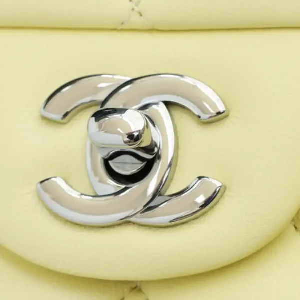 CHANEL Classic Flap 25cm Yellow - Image 5
