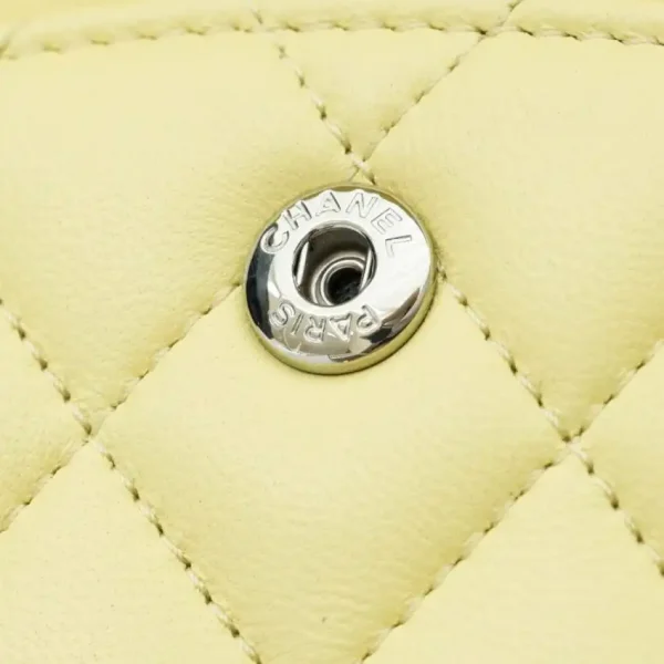 CHANEL Classic Flap 25cm Yellow - Image 8