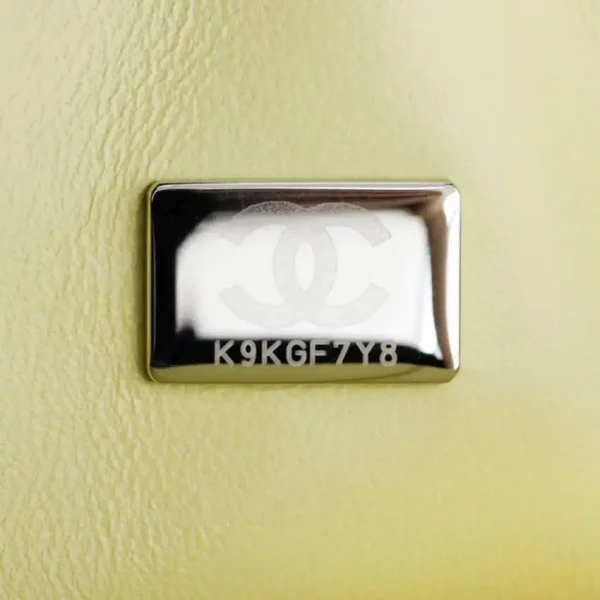CHANEL Classic Flap 25cm Yellow - Image 9
