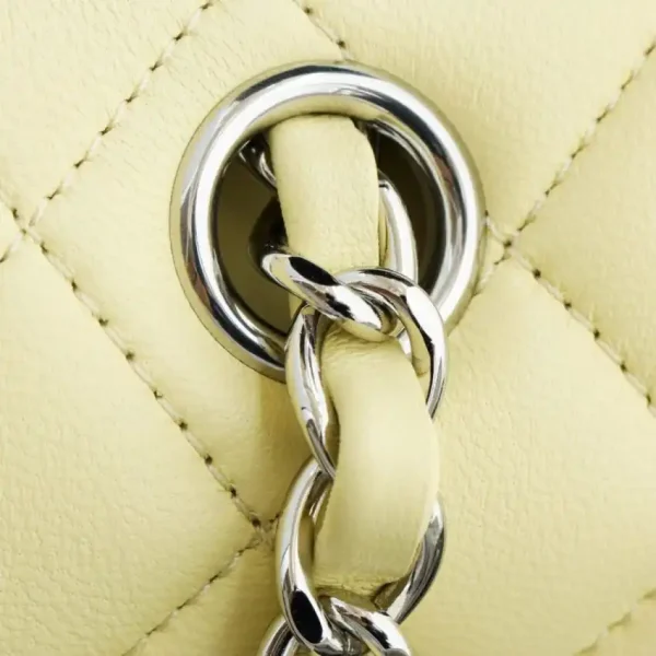 CHANEL Classic Flap 25cm Yellow - Image 10