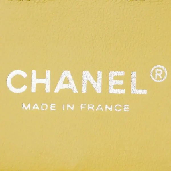 CHANEL Classic Flap 25cm Yellow - Image 11