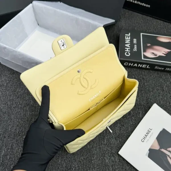 CHANEL Classic Flap 25cm Yellow - Image 2