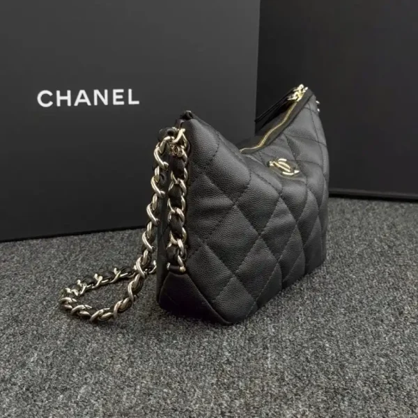 CHANEL 24p Dumpling Bag Black - Image 2