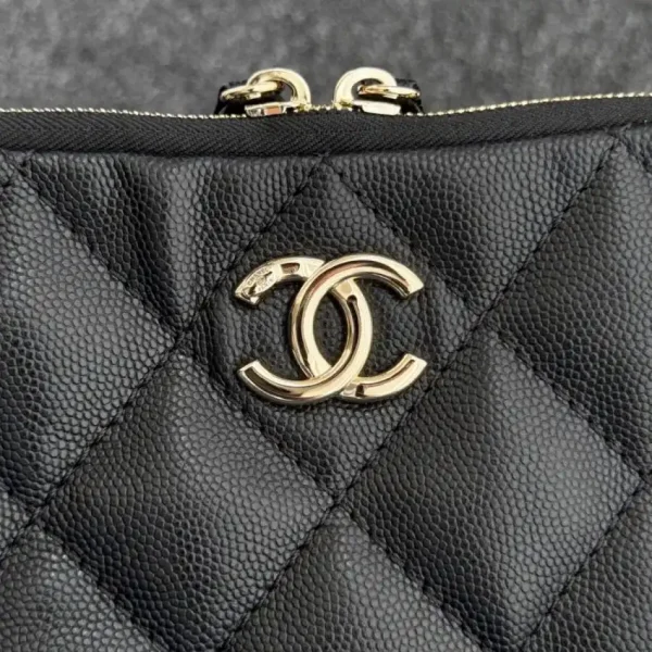 CHANEL 24p Dumpling Bag Black - Image 3