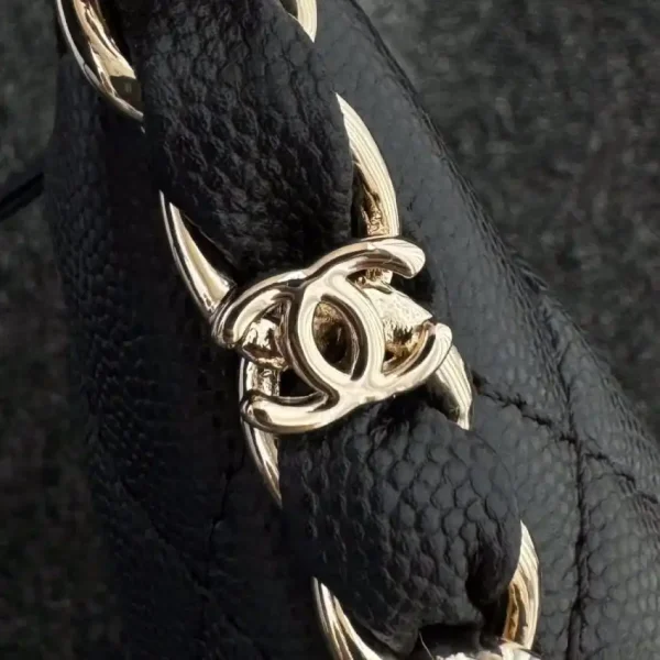 CHANEL 24p Dumpling Bag Black - Image 4