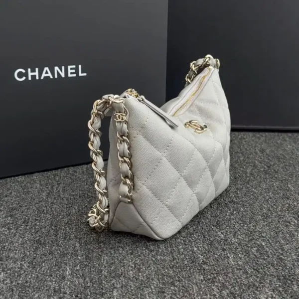 CHANEL 24p Dumpling Bag Gray - Image 2