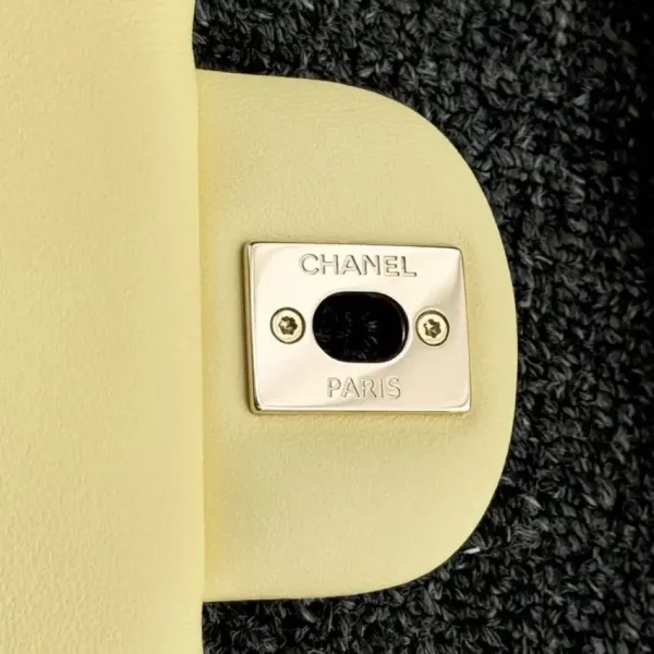 CHANEL Classic Flap 17cm Yellow - Image 6