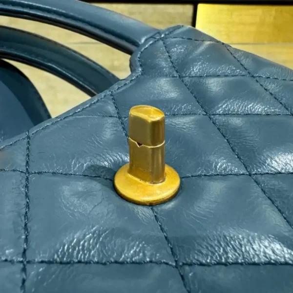 CHANEL 23k Kelly  Grey-Blue - Image 8