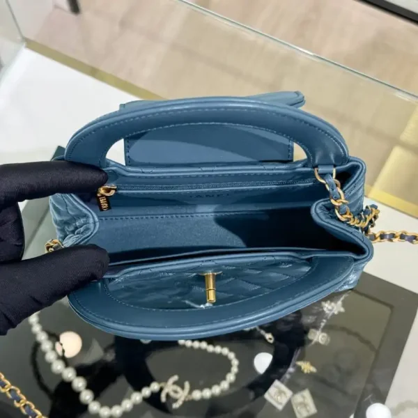 CHANEL 23k Kelly  Grey-Blue - Image 5