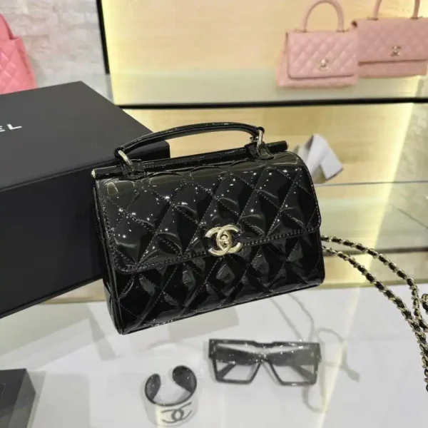 CHANEL 23 Patent Box Bag - Image 2