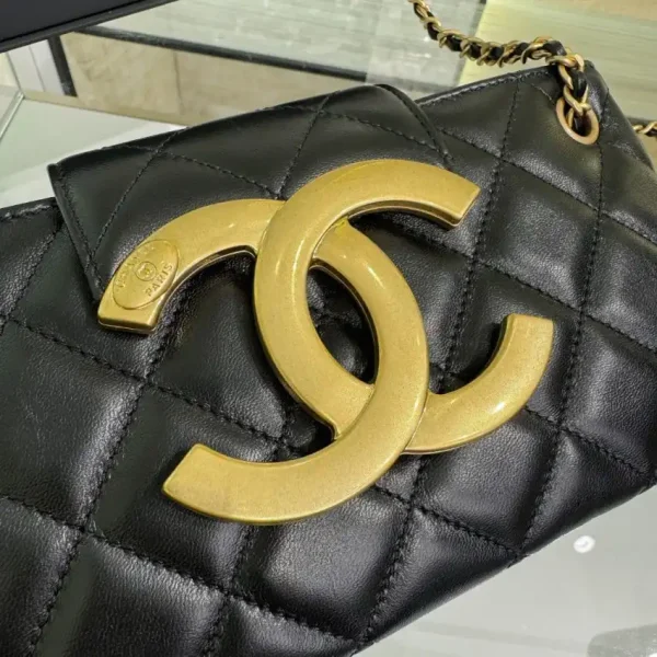 CHANEL 24c Baguette Bag Black - Image 6