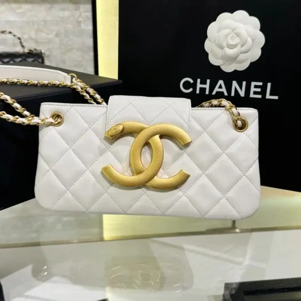 CHANEL 24c Baguette Bag White - Image 4