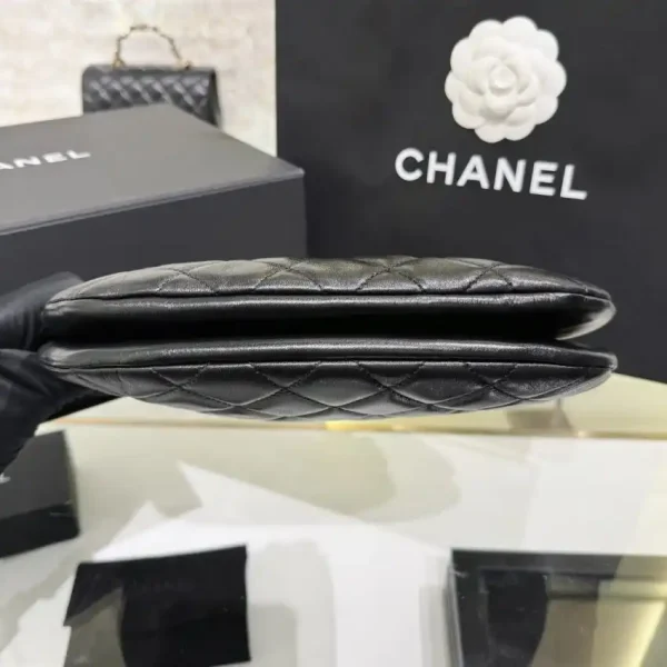 CHANEL 24c Round Shoulder Bag Black - Image 2