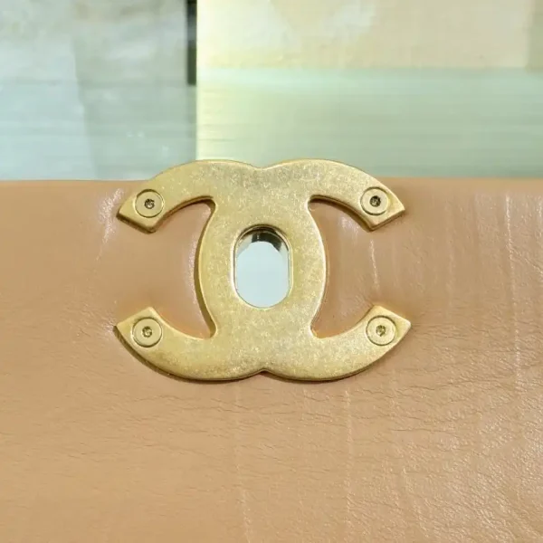 CHANEL 19 Mini Flap  Caramel Bag - Image 7