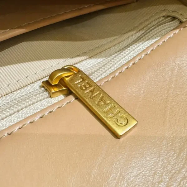 CHANEL 19 Mini Flap  Caramel Bag - Image 9