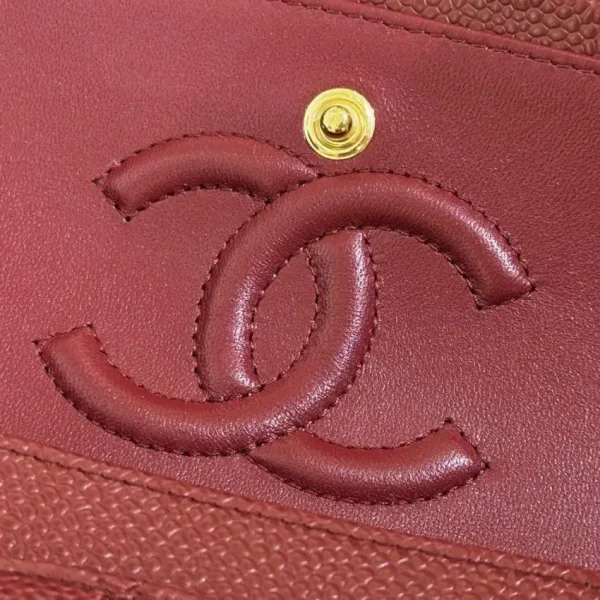 CHANEL Classic Flap 23cm Red - Image 2