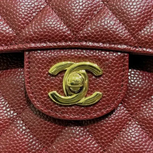 CHANEL Classic Flap 23cm Red - Image 5