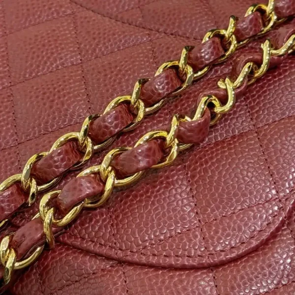 CHANEL Classic Flap 23cm Red - Image 6