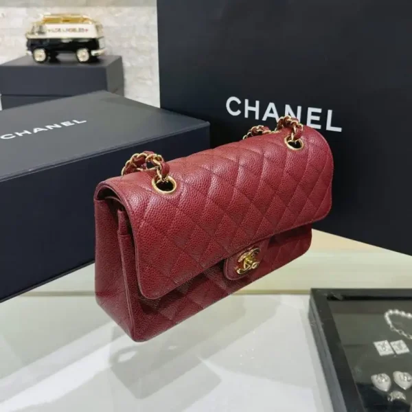CHANEL Classic Flap 23cm Red - Image 8